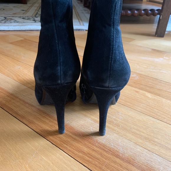 Cynthia Rowley Black Suede Bootie - Picture 5 of 7